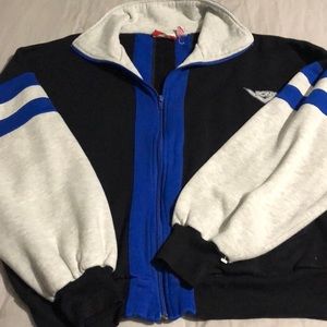 Vintage Pony zip up top size L